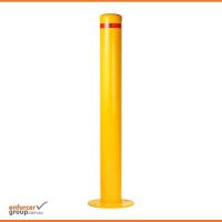 Bollard Disabled Parking 140mm Surface Mounted - Yellow