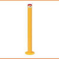 Round 114mm Surface Mount Bollard - Galvanised and Powder Coated