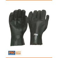 Green PVC Glove, Short, 27cm
