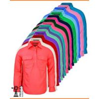 Pilbara Ladies Closed Front Long Sleeve Shirt