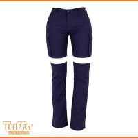 Tuffa Womens Inherent FR PPE2 Cargo Trouser with Above Knee Perforated Tape