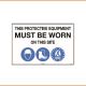 Mandatory Sign - This Protective Equipment Must Be Worn On This Site - S3