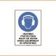 Mandatory Sign - Hearing Protection Must Be Worn When Equipment Is Operating