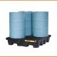 4 Drum square Polyethylene Low Profie (250 sump cap)