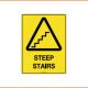 Caution Sign - Steep Stairs