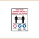 KEEP YOUR DISTANCE AND HELP PREVENT THE SPREAD - 300x225MM SIGN