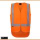 JB's NSW/QLD Rail (D+N) Zip X-Back Hi-Vis Safety Vest