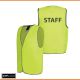 JB's Wear Hi-Vis Printed Safety Vest - Staff