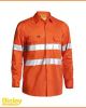 Bisley Taped Hi-Vis Cool Lightweight Drill Shirt