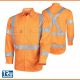 TRU Lightweight NSW Rail Vented Hi-Vis Drill Shirt with Reflective Tape