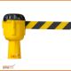 Cone Top Retractable Barrier - Black/Yellow