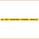 Do Not Overtake Turning Vehicle - 1310x75mm - Adhesive - Class 2 Reflective