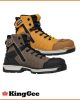 King Gee QUANTUM Lace/Zip Sider Safety Boot