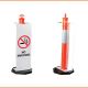 Corflute Bollard Sign - No Smoking