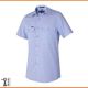 Pilbara Mens Chambray Short Sleeve Shirt