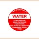 Identification Sign - 'WATER'