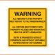 Farm Sign - All Visitors To This Property Must Report To The Owner