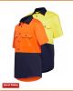 Hard Yakka Hi-Vis Lightweight Vented Drill Shirt - Short Sleeve